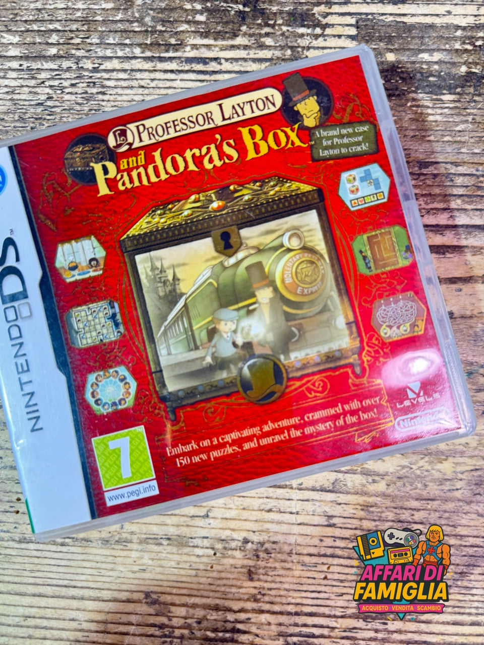 Gioco nintendo ds professor layton pandora's box