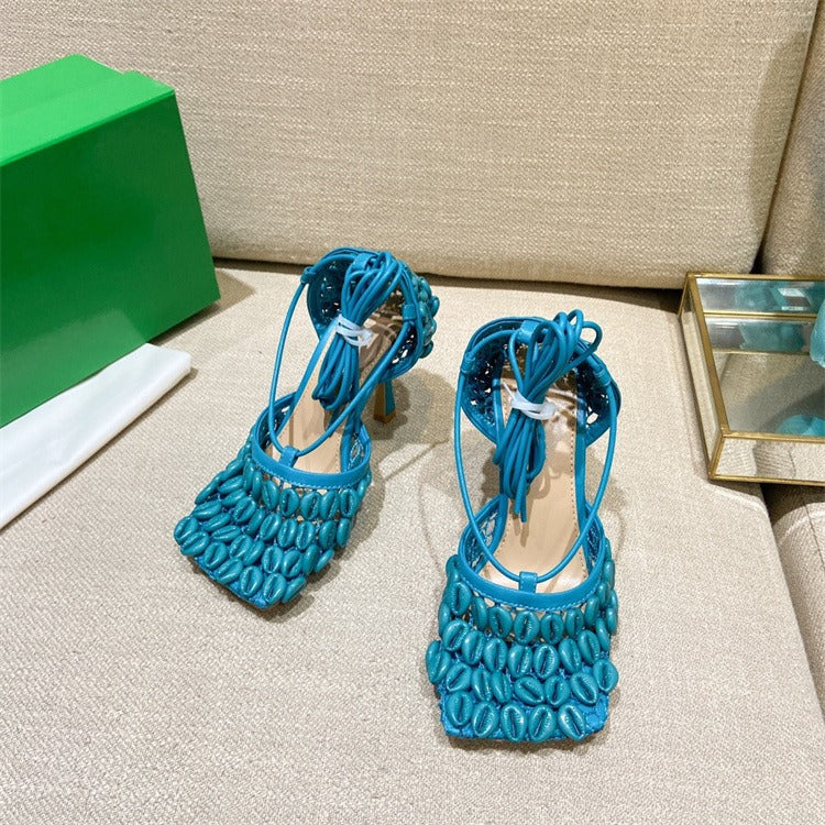 Ankle Bandage tacchi lavorati donna