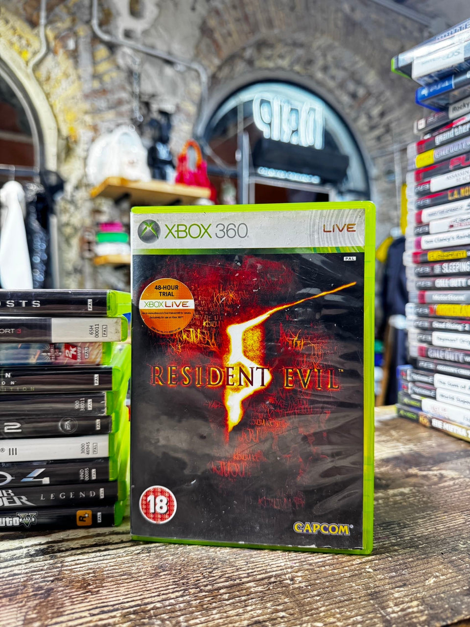 resident evil 5 Xbox 360 pal cib