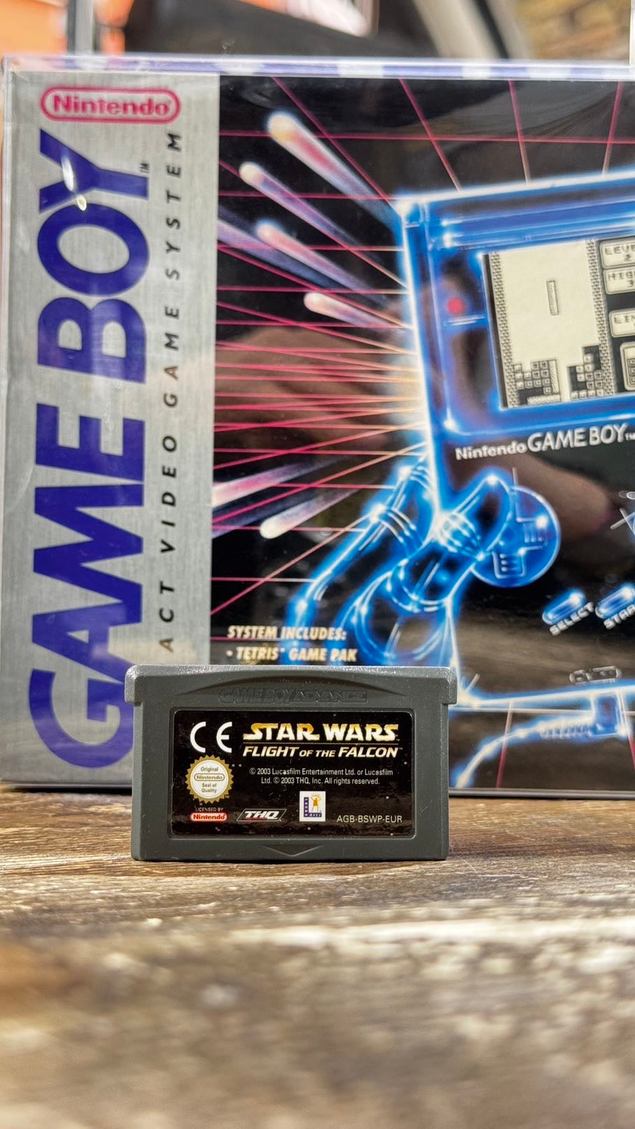 Star wars flight of the falcon Nintendo game boy advance gba loose