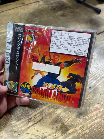Gioco neo geo cd Ninja Commando Retrogame BAD PEOPLE