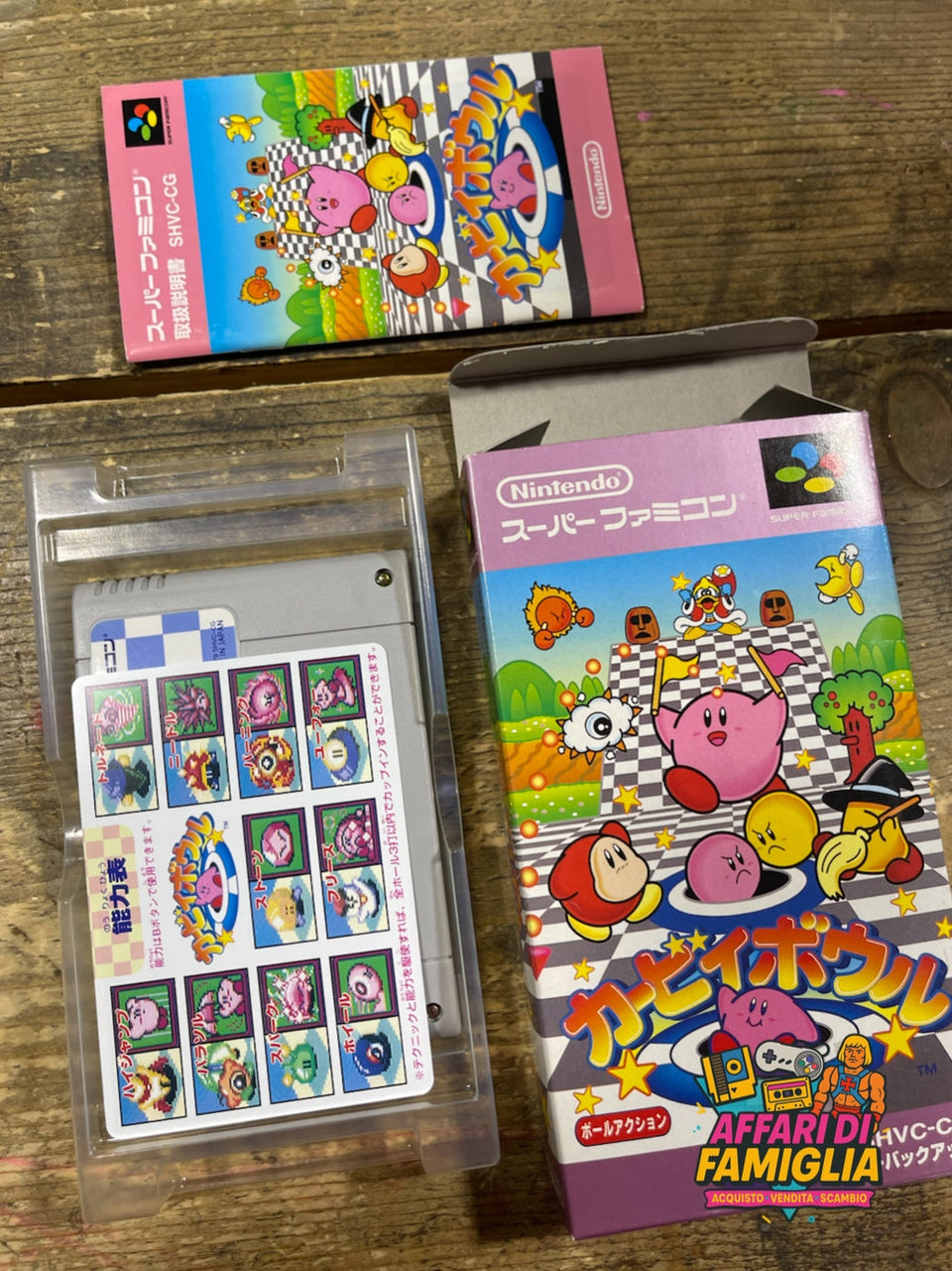 Gioco Kirby Bowl – Super Famicom (Jap, 1994)