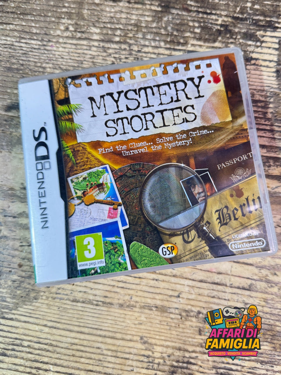 Gioco nintendo ds mystery stories