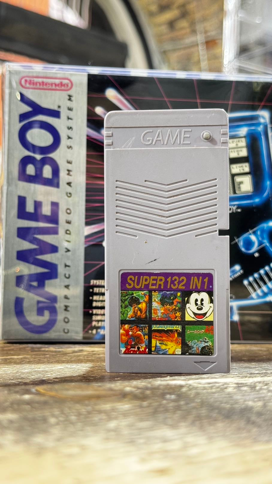 Cartuccia game boy super 132 in 1 nintendo game boy gb