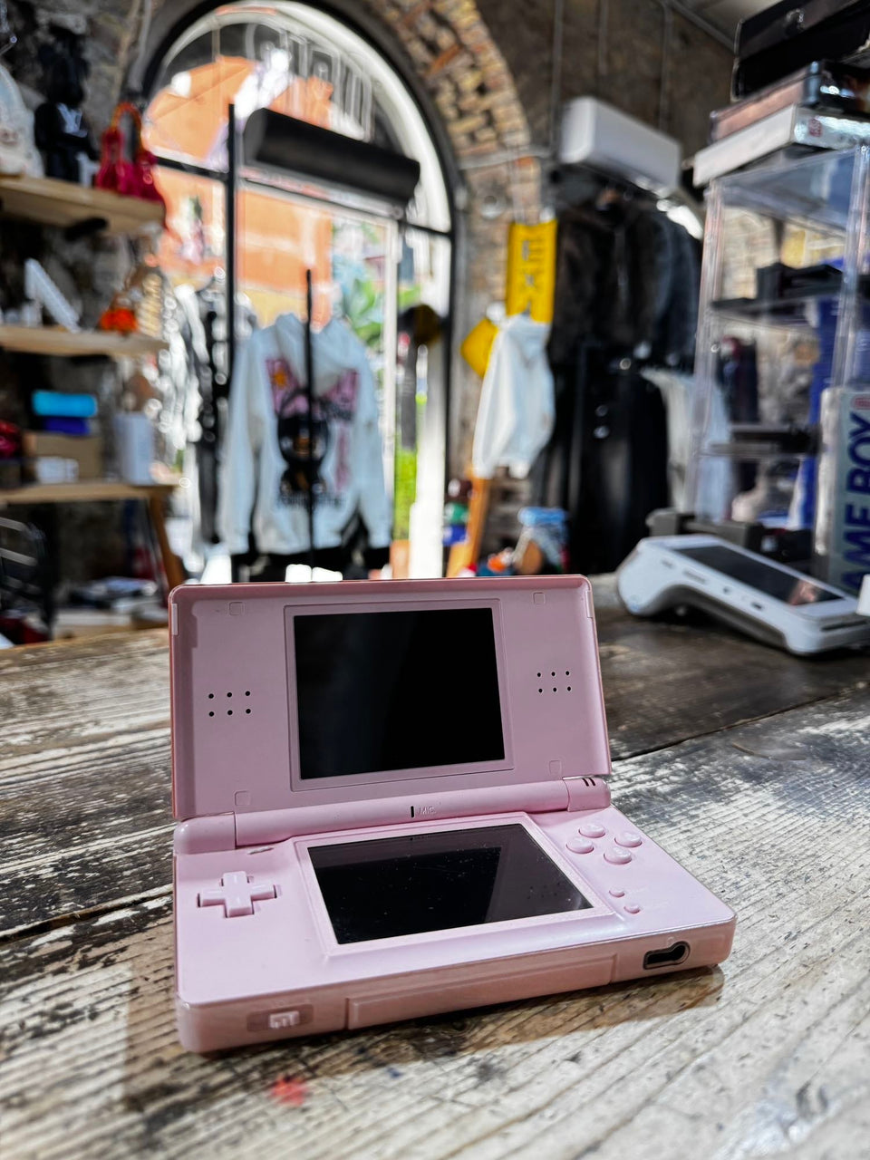 nintendo ds light console pal pink
