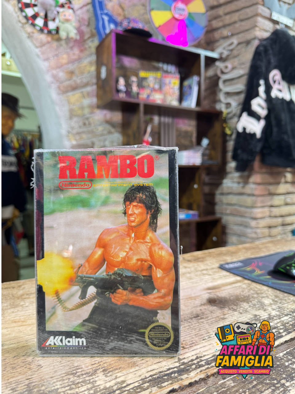 Gioco nintendo nes rambo cib