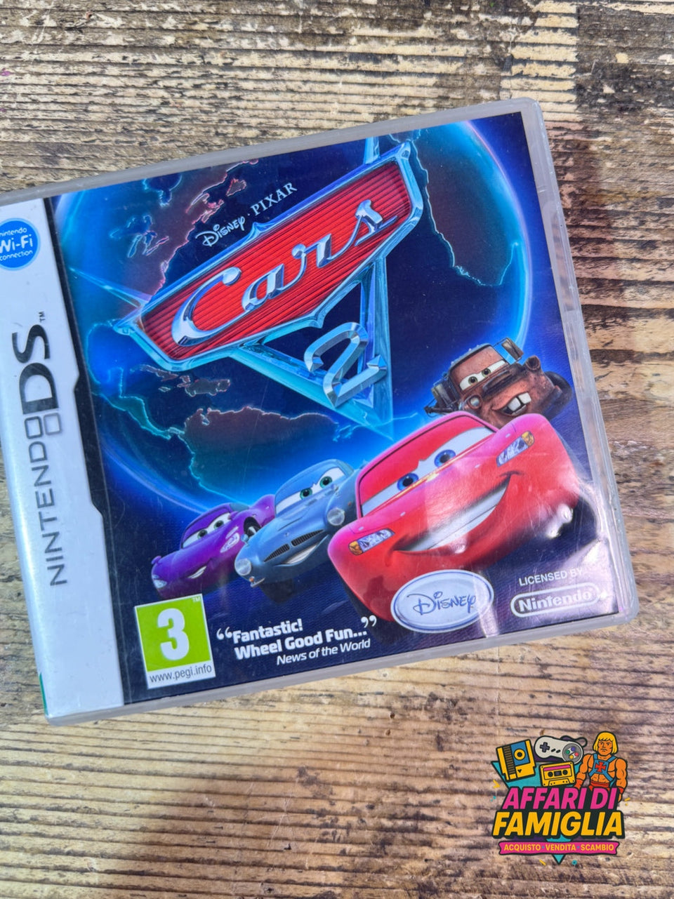 Gioco nintendo ds cars 2