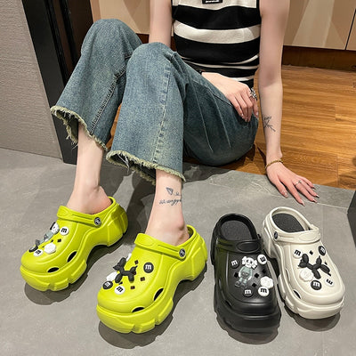 Slippers ciabatta platform eva con applicazione pin donna MUST HAVE BAD PEOPLE