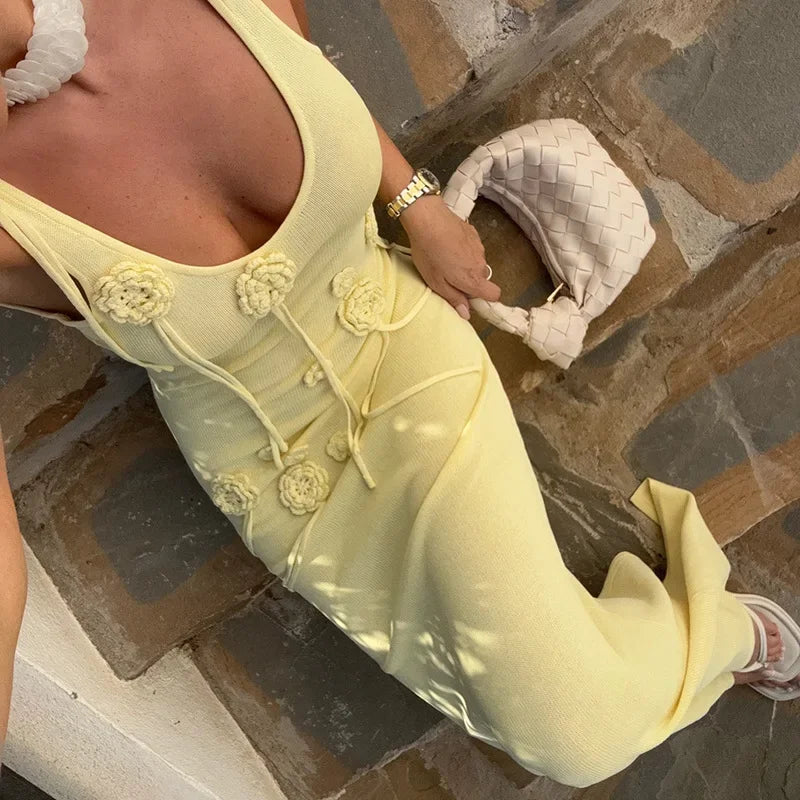 Dress Women Fashion Flower