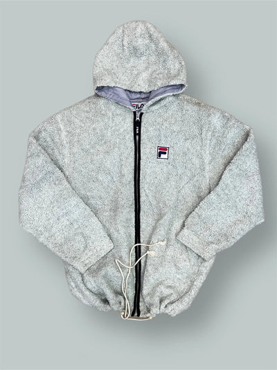 Giubbotto FILA teddy cappuccio vintage tg XL Thriftmarket