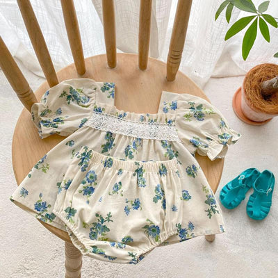 Completo fiori baby KIDS