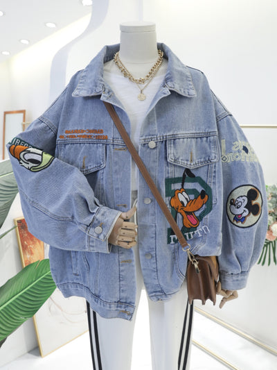 Giacca jeans patch disney oversize Default Title MUST HAVE