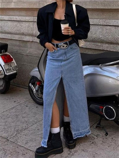 Maxy gonna jeans irregular fit MUST HAVE