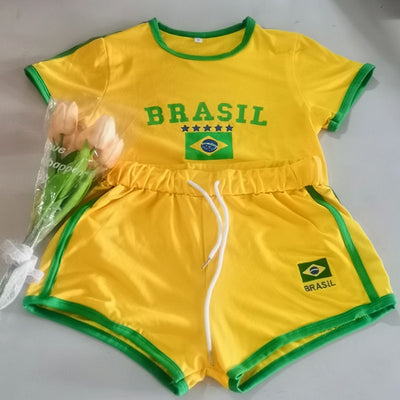 Completo due pezzo brasile top e shorts y2k MUST HAVE