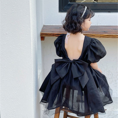 Abito princess kids girl CZ1962 Black KIDS