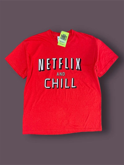 T-Shirt Netflix and Chill vintage tg M Thriftmarket