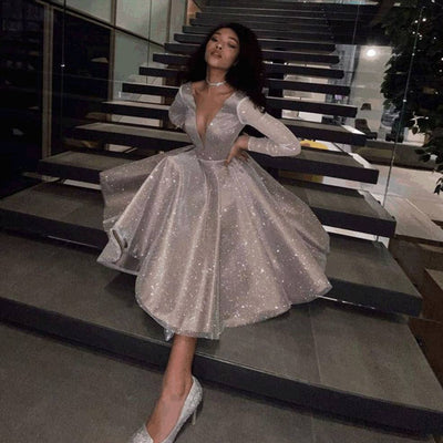 Abito glitter Loredana color photo CELEBRITY